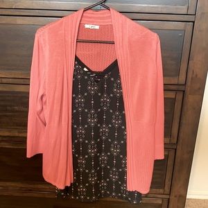 Maurices Large Tank and Medium Cardigan